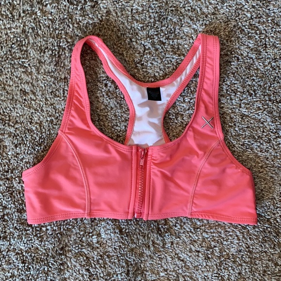 Boutine LA Other - Boutine LA Pink Small Bikini Zip-Up Halter Top